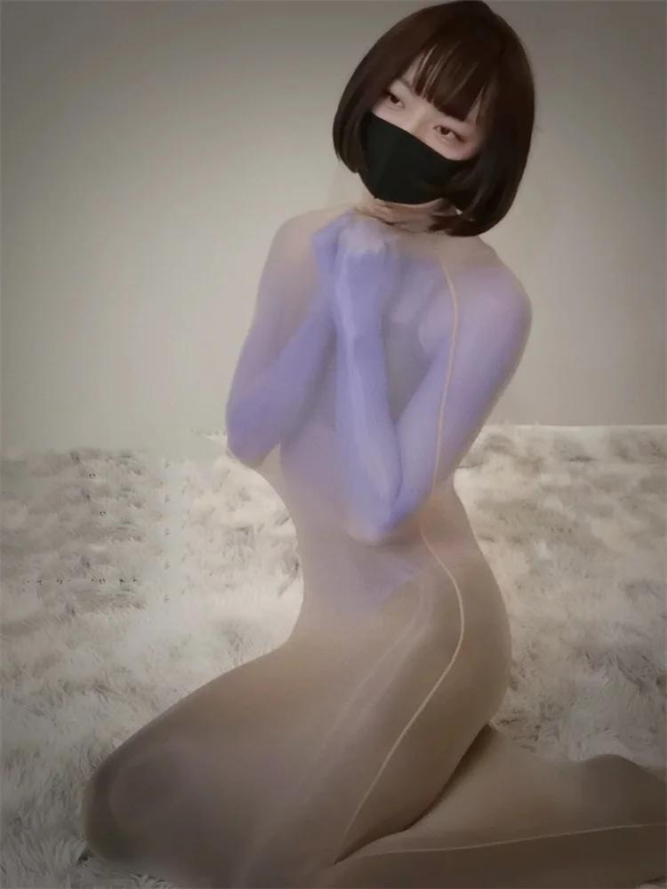 Sexy Lace Lingerie Women's Transparent Catsuit Open Crotch New Body Stockings For Sex Sling Halter Backless Teddies Bodysuits