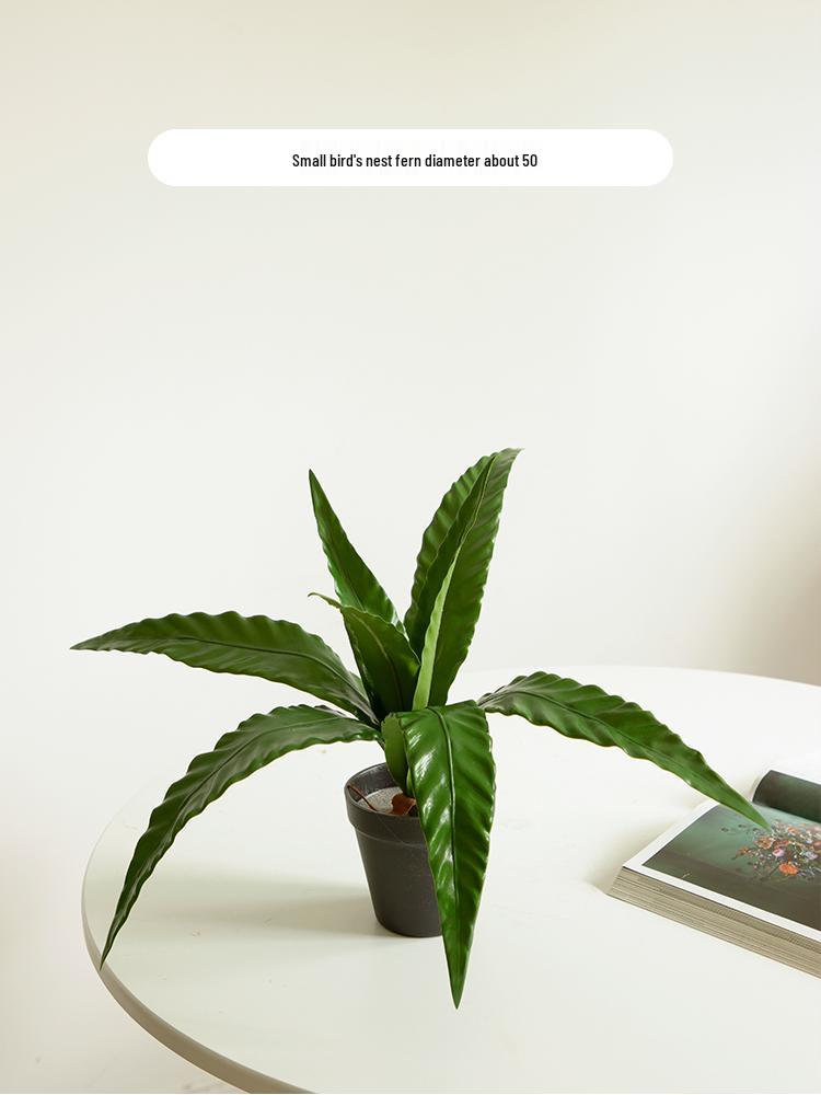 Artificial Green Plants for Indoor Decor – Potted Ornaments for Living Room or Coffee Table