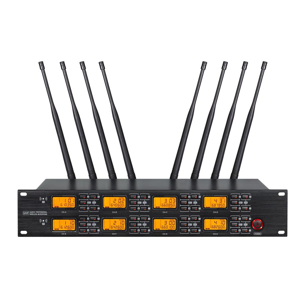 One-to-Eight Wireless Handheld Microphone - In Stock