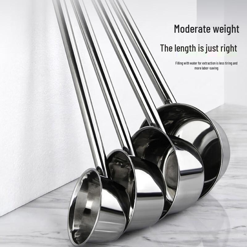 Jiwanggu Edelstahl Schöpfkelle mit langem Griff