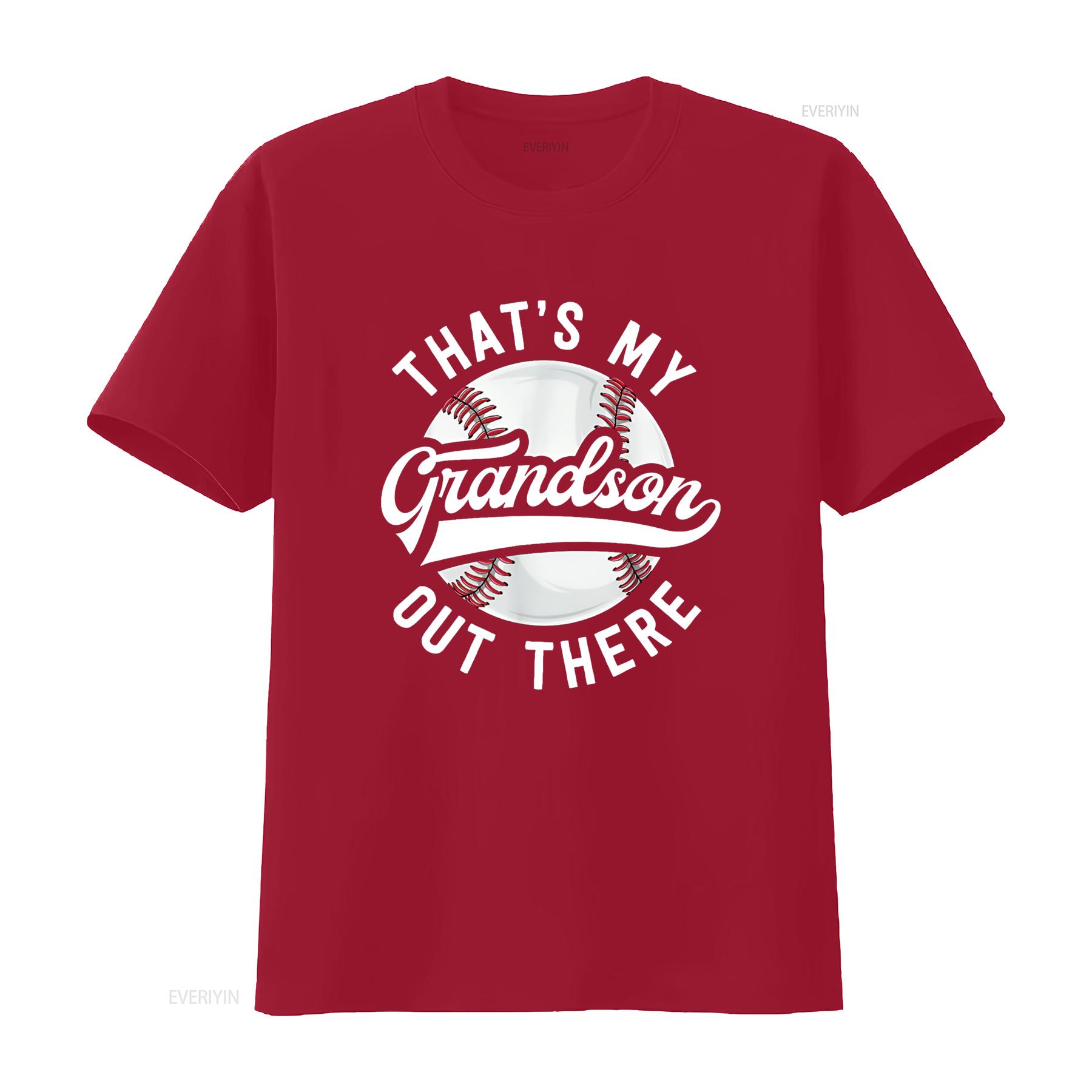 Baseball Grandpa T Shirt That s My Grandson Out There vintage Washed Soft Stylish fashion graphic Unisex Breathable Comfortable S