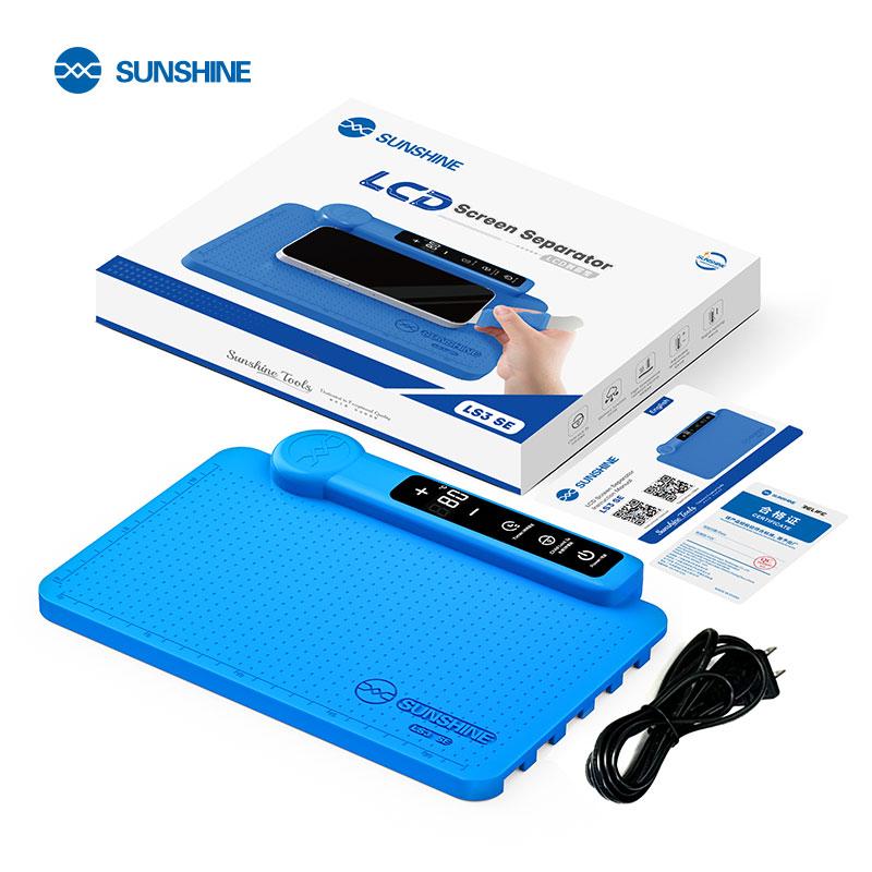 SUNSHINE LS3 SE LCD Screen Separator Machine 40-120°C Adjustable Temperature for Mobile Phone Repair 11 Inch Heating Plate Tool