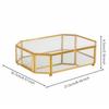 Geometric Glass Jewelry Storage Box Transparent for Dresser, Countertop