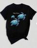 2025 Sea Turtle Ocean Crusher T-Shirt - Beach Sunshine 100% Cotton Tee