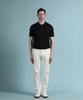PANICALE Navy Viscose Blend Polo Knit (Type B)