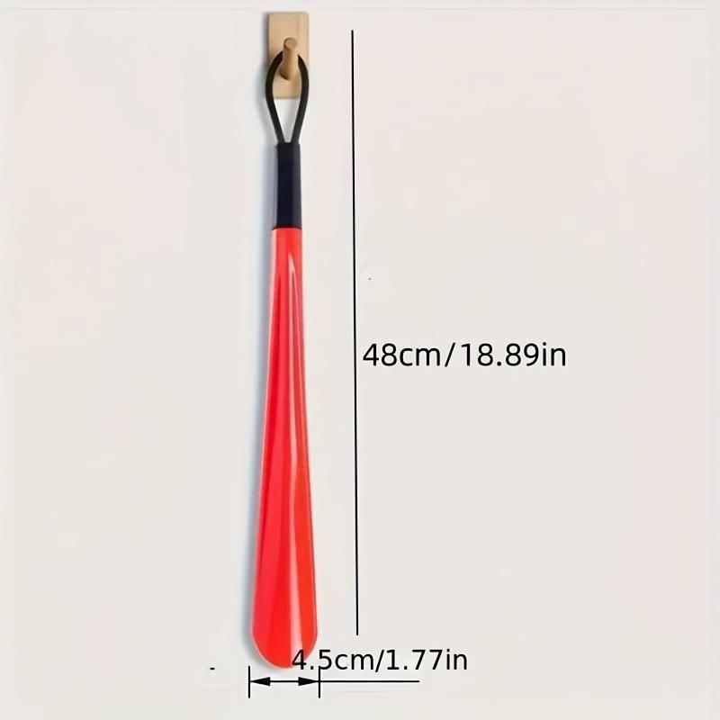 Extra Long Plastic Shoe Horn, 18.9 Inch - Flexible, Durable Shoehorn for All Shoe Types - Easy Wear Without Bending, Pack of 1