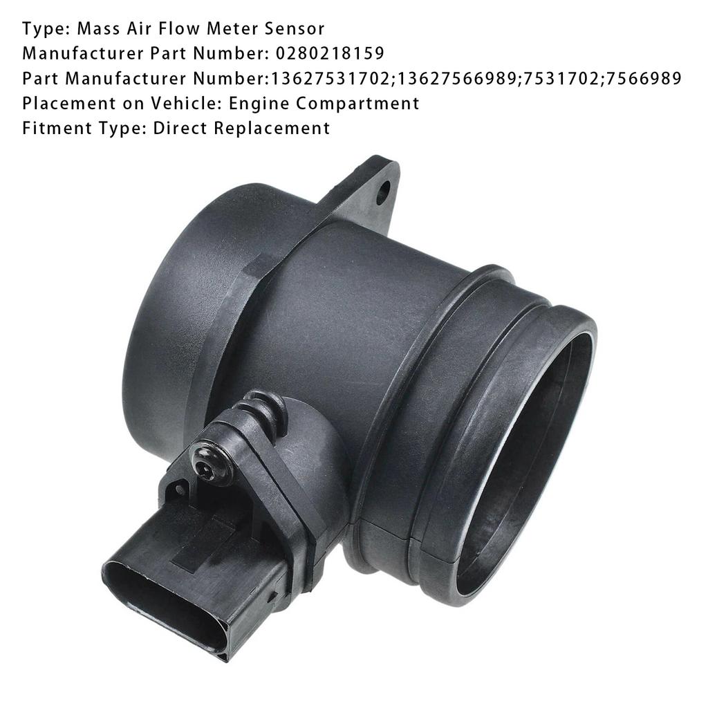 Mass Air Flow Meter Sensor For BMW E82 E87 E90 E91 E92 04-12 0280218159