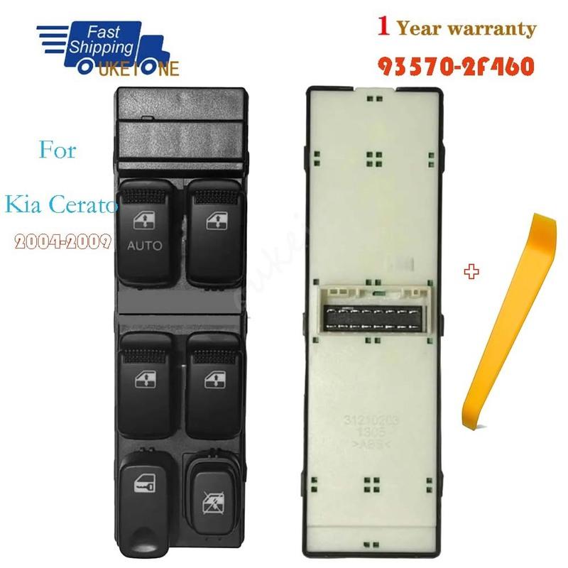 

93570-2F460 Front Left Electric Power Lifter Window Switch Button For For Kia Cerato 2004 2005 2006 2007 2008 2009 Car Parts