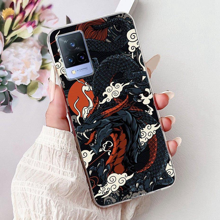 Fashion Painting Case For Vivo V21 V21e 4G 5G Soft Silicone TPU Phone Cases For Vivo V21s V21 V21E Covers Bumpers