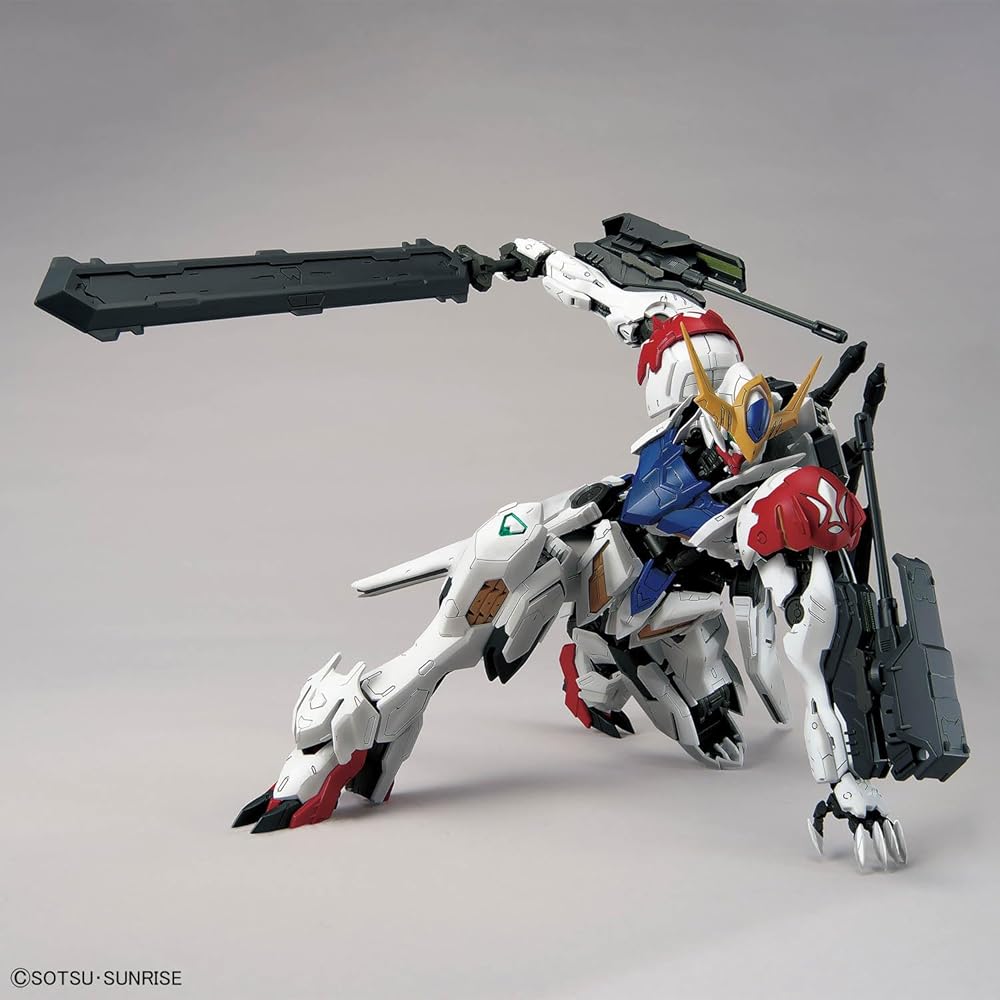 Bandai Spirits MG Mobile Suit Gundam Barbatos Lupus 1/100 Scale Color-Coded Plastic Model Kit