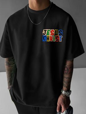 Mens Fashion Creative Design Sense JE Printing Printing Sports Leisure Daily Versatile Summer Shortsleeved Tshirt