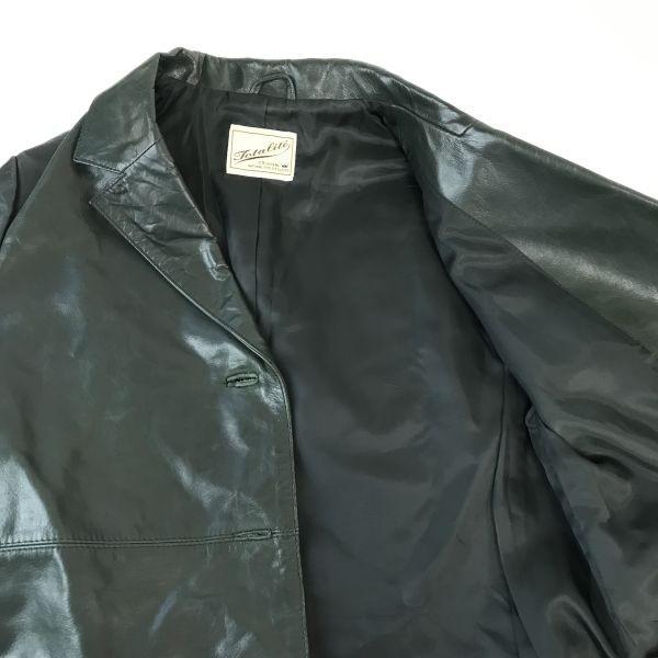 Baycrew La Totalite Leather Jacket Coat Women M Dark Olive(USED)