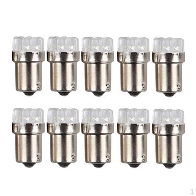 DC 12V 1156 BA15S 9 LED SMD Beyaz Araba Ampul Işığı Fren/Sinyal/Arka/Köşe / 10'lu Paket