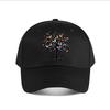 Vintage Baseballkappe mit Schmetterlingsbaum Baseballkappe Mode Unisex Sonnenhut Damen Outdoor Sport Snapback Kappe