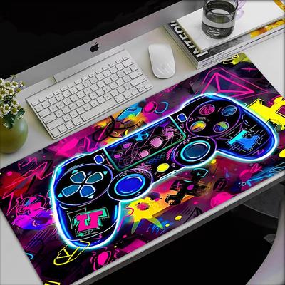 Game Controller Theme Mouse Pad, Non Slip Rubber Base, Multifunctional Office & Home Decor, Perfect for Workspace Personalization.