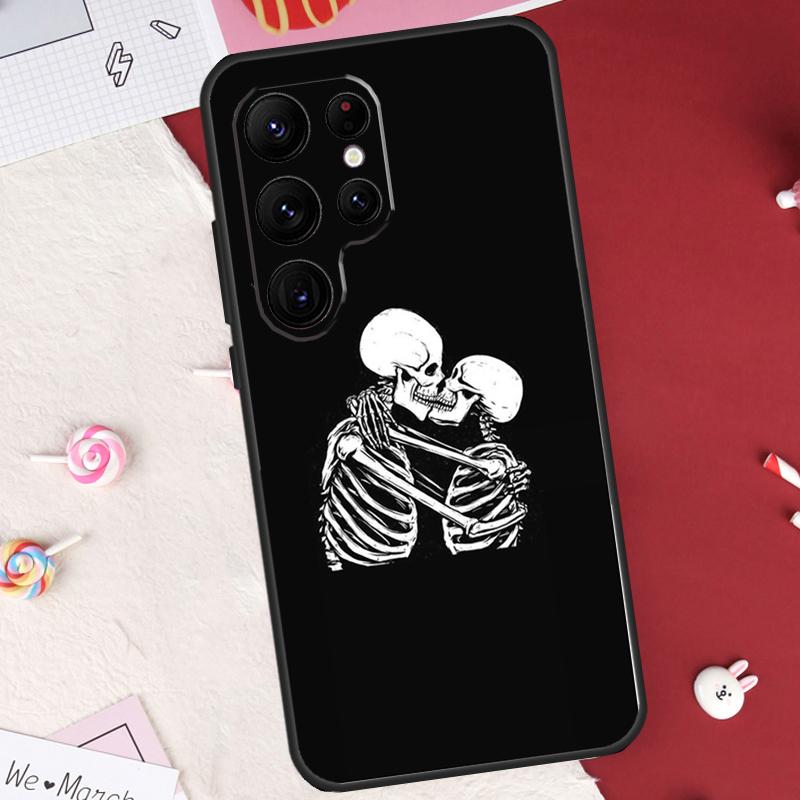 Skeleton Art Case For Samsung Galaxy S26 Ultra S23 S22 S21 S20 S24 S25 Ultra S10 Plus S25 FE Cover Shell