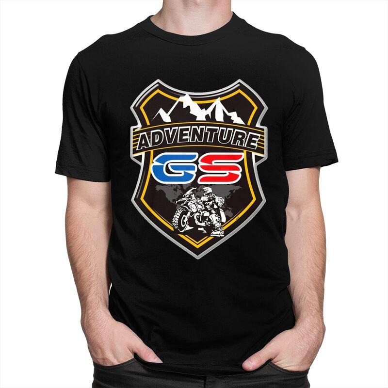 T-shirt Avventura Moto GS Personalizzate per Uomo 100% Cotone Magliette Biker Motorrad T-shirt Moda Abbigliamento