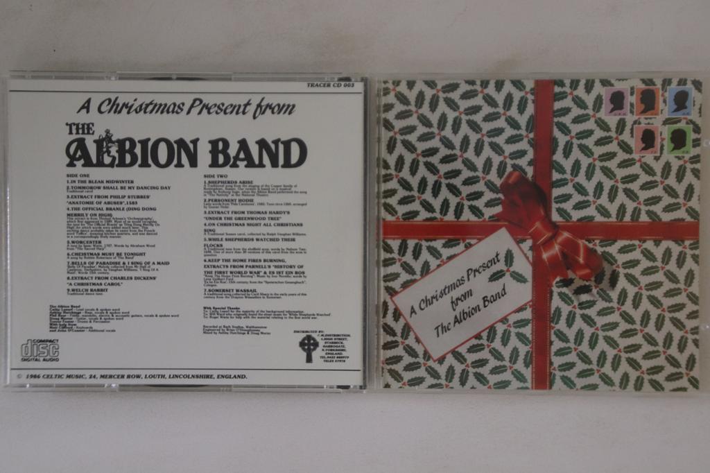CD ALBION BAND - Christmas Present From The Albion B CD003 TRACER 1986 UK Holiday Used