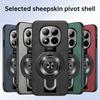 For Magsafe Wireless Charging Case For Redmi Note 15 Pro 5G PU Leather Shockproof Ring Stand Holde Cover For Redmi Note 15 4G