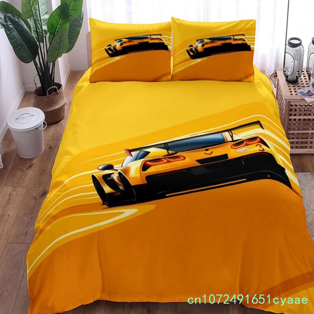 Gt3 Rally Bettwäsche-Set King Queen Doppel Voll Twin Einzelgröße Bettwäsche-Set Bezug mit Kissenbezug Benutzerdefiniert