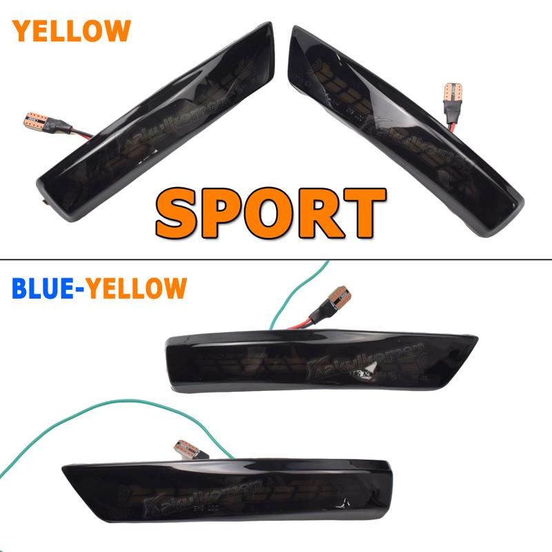 For Ford Focus Mk2 Mk3 Mondeo Mk4 2010-2014 Dynamic Turn Signal Light LED Side Rearview Mirror Sequential Indicator Blinker Lamp