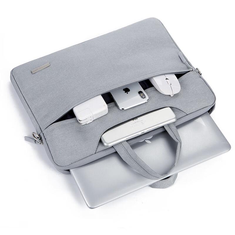 Water-Resistant Multi-Compartment Laptop Handbag