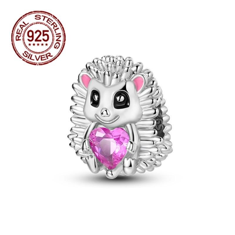 Fashion S925 Silver Pendant Firefly Pendant Cute Bear Beads Suitable For 3MM Original Bracelet Women Jewelry Gifts