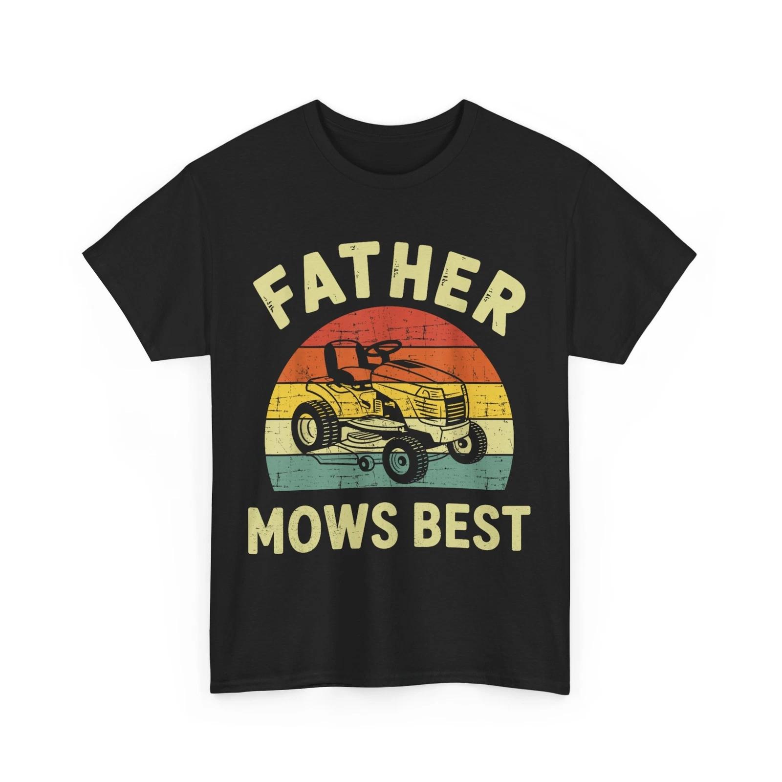 Father mows best T shirt XL