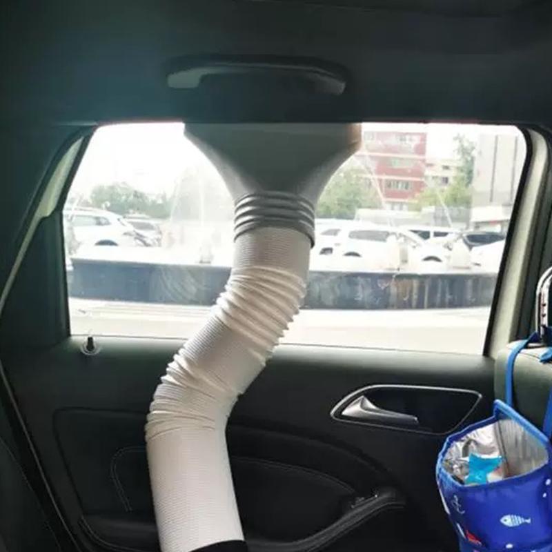 Tubo di Estensione per Condotto Diametro 130/150mm Accessori Tubo di Scarico Condizionatore d'Aria Portatile Ugello Piatto Tubo di Scarico Adattatore per Finestra