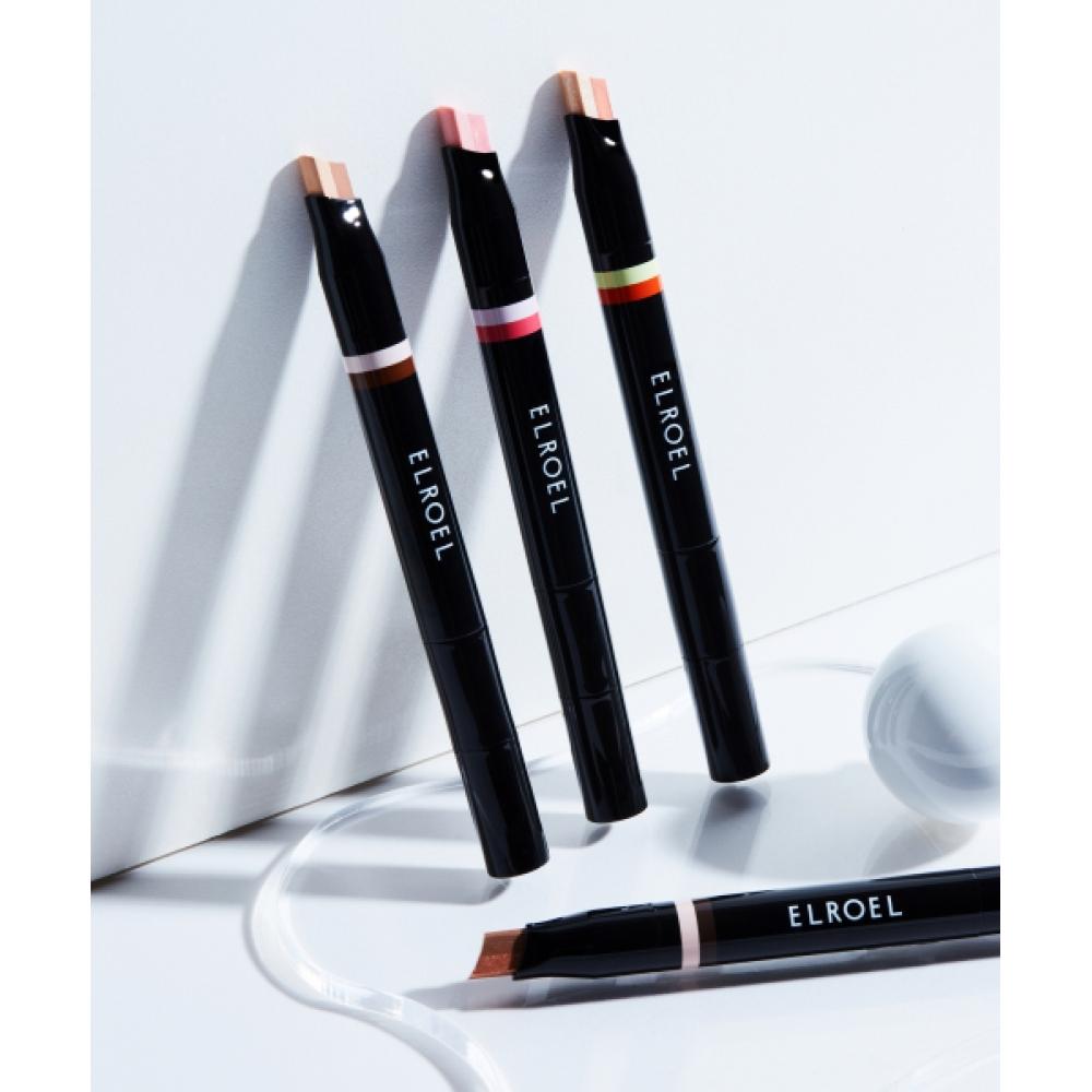 Elroel Blanc Double Shadow Stick Season 4  4colors 10 blue lemon peach