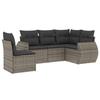VidaXL Garden Lounge Set with Cushions 5 Pcs, Patio Sofas, Patio Furniture Set, Outdoor Furniture, Grey 3221369