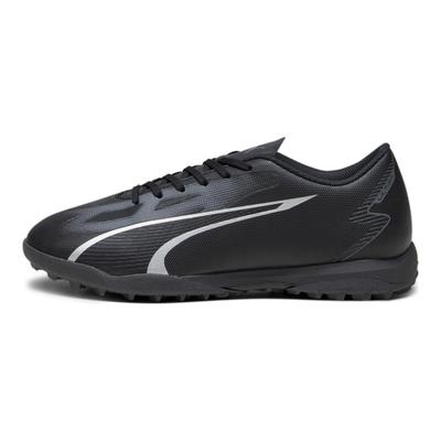 Ultra Play Comfortable Lightweight TT (Rubber Studs) Artificial Turf Soccer Shoes Men Soccer Shoes Black White 107528-02