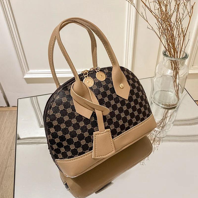 Ladies Korean Fashion Handbag Flower Material Shell Single Shoulder Crossbody Small Bag Portable Large Capacity Women's Bag