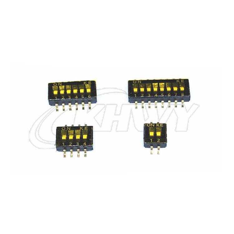 SMT DIP-Schalter mit 1,27-mm-Pitch, 2-10 Positionen