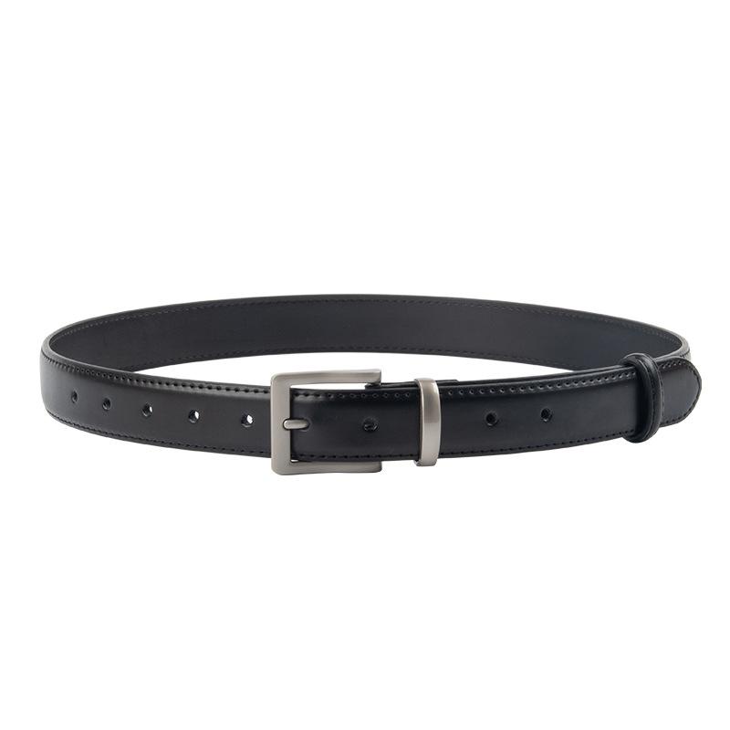 Genuine Leather Belt with Jeans and Trousers for Women Fashion Decorative Belt for Women Simple Versatile Trousers