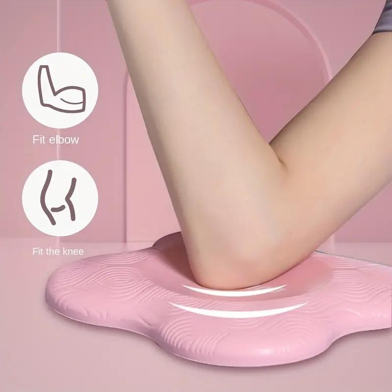 HaoRui 2pcs Portable EVA & PU Yoga Kneeling Pads Non-Slip Sports Safety for Kids and Unisex Flat Knee Elbow Joint Protection