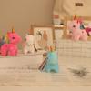 Cute Unicorn Plush Doll Schoolbag Pony Pendant Toy Doll Children's Doll Girl Pink Pendant