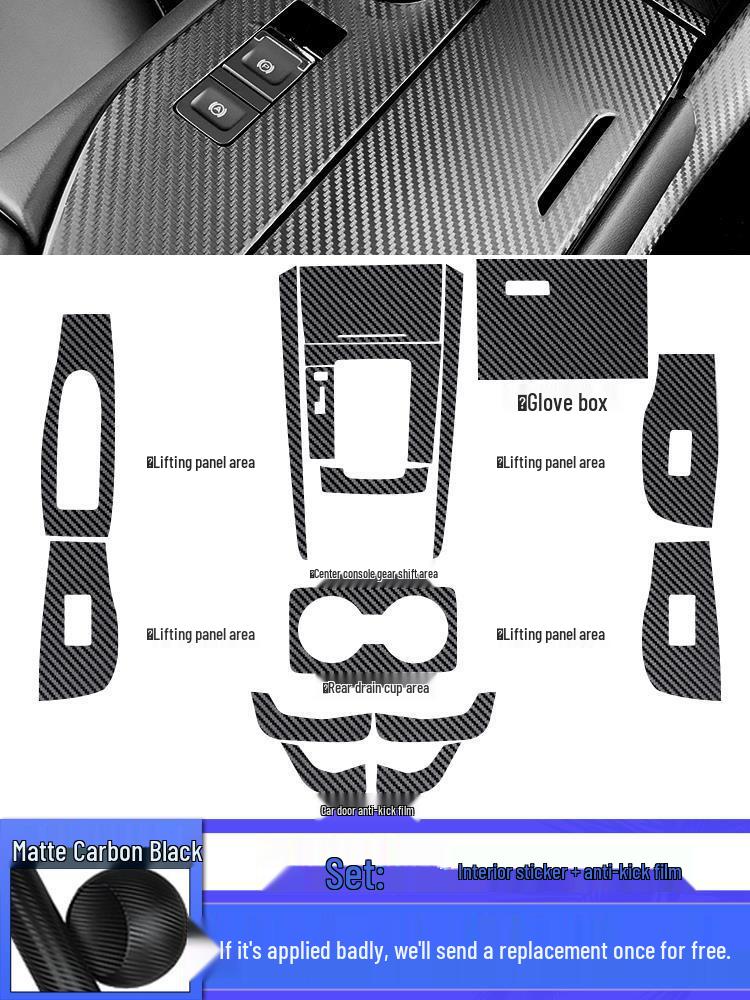 2020-21 Mazda CX30 Kohlefaser Armaturenbrett Schutzfolie