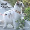 Katte sele og line sæt Justerbar Flugtsikker Blød vest Killingesele Kæledyr Træktov Forsyninger Med Halsbånd Lille Kat Udendørs