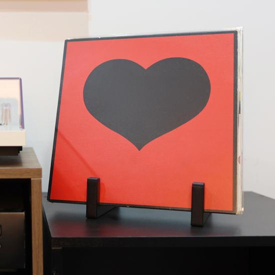 Metal LP Records Holder Desktop Display Stand Shelf for Vinyl Record Storage Minimalist Retro Album Collection Organizer