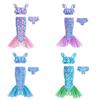 Cross-border foreign trade foreign style girls swimsuit princess mermaid tail beach bikini children's swimming suit girls