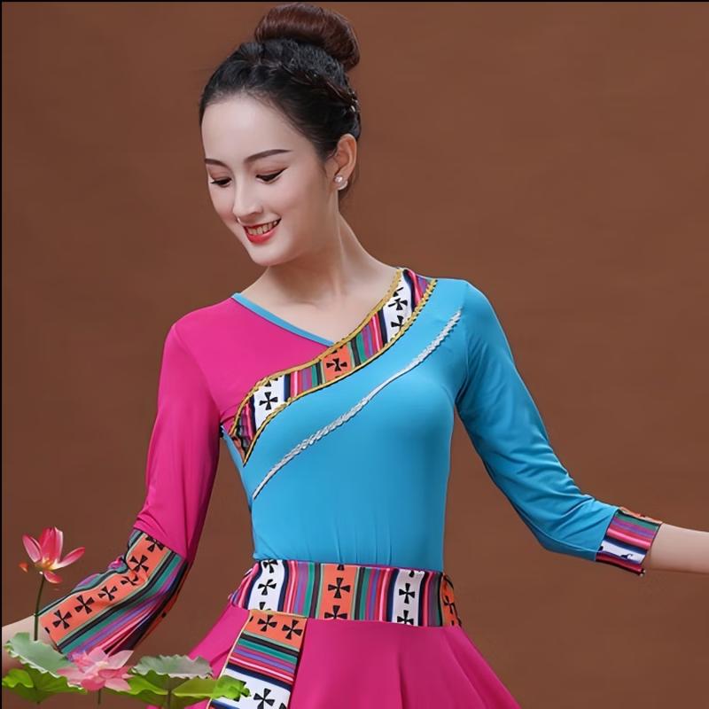 Women s Tibetan Folk Dance Performance Skirt XL