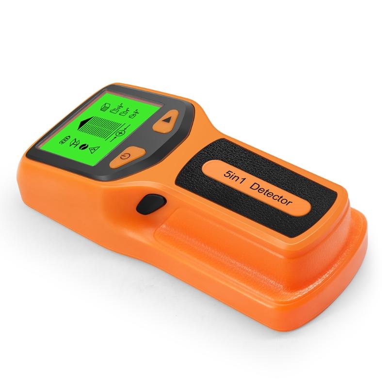 Stud Finder Wall Scanner 5 in 1 Stud Detector with Intelligent Microprocessor & H-D LCD Display Stud Sensor Beam Finders