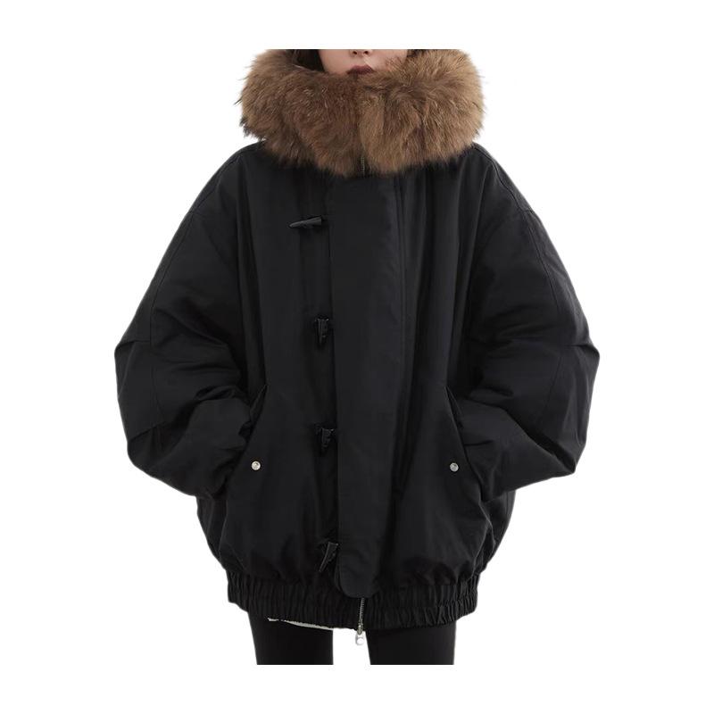 

Пуховая хлопковая одежда Зимняя мода пуховая хлопковая одежда Флисовая утепленная хлопковая одежда Женская одежда M