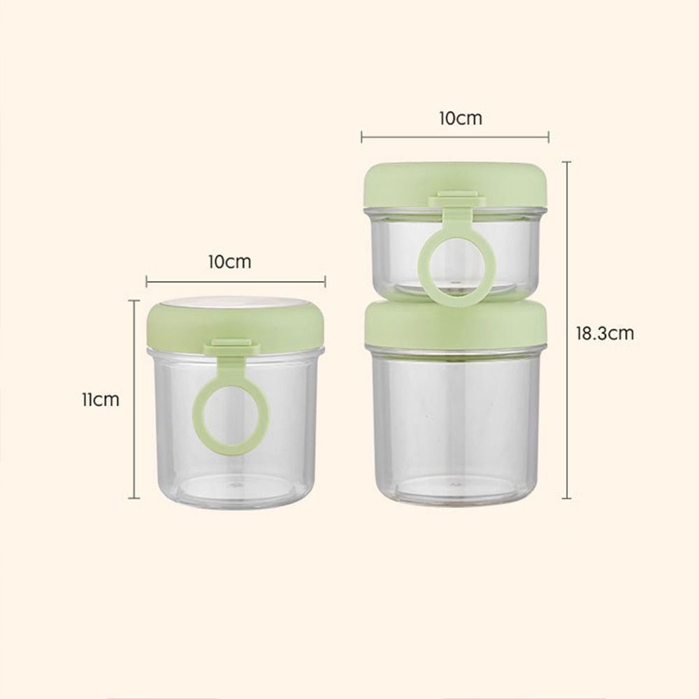 Large Capacity Overnight Oats Jars With Lids and Spoons Cereal Storage Can New Yogurt Containers