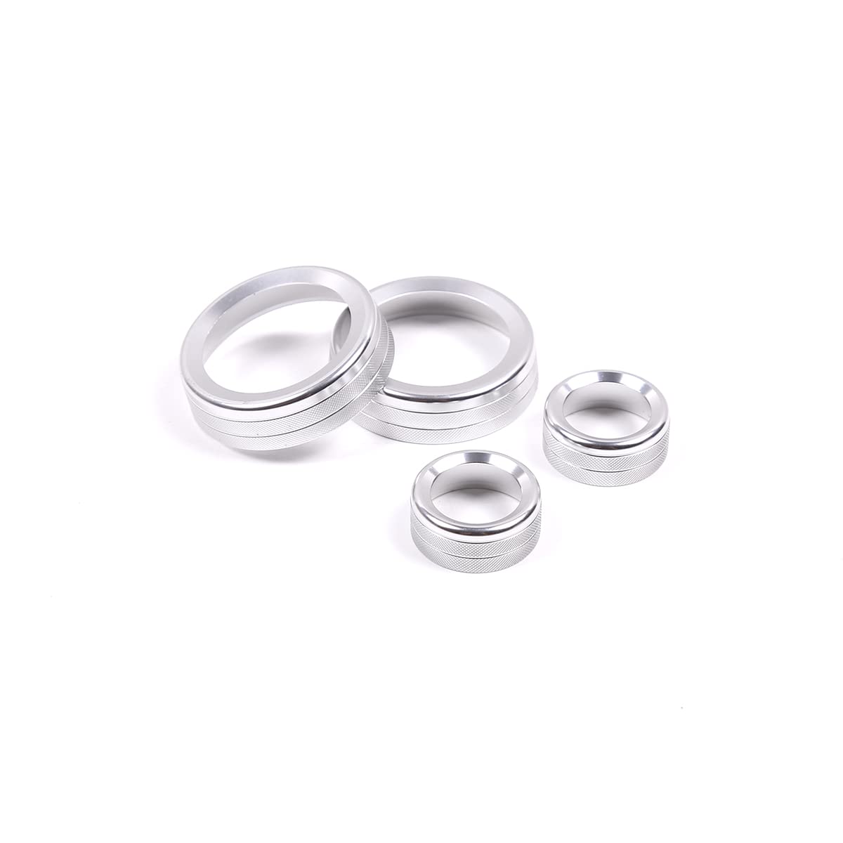 

METYOUCAR 4pcs for Chevrolet Corvette C7 2014-2019 Car Air Conditioning Knob Volume Control Knob серебряный