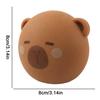 1pc Relaxed Capybara Squeeze Toy Silicone Vent Squeezing Toys Cake Food Toy  Office Workers