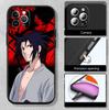 MH105 Naruto Uchiha Sasuke Phone Shell Case for iPhone 7 8 11 12 13 14 15 16 17 16E XS Pro Max XR X SE Air