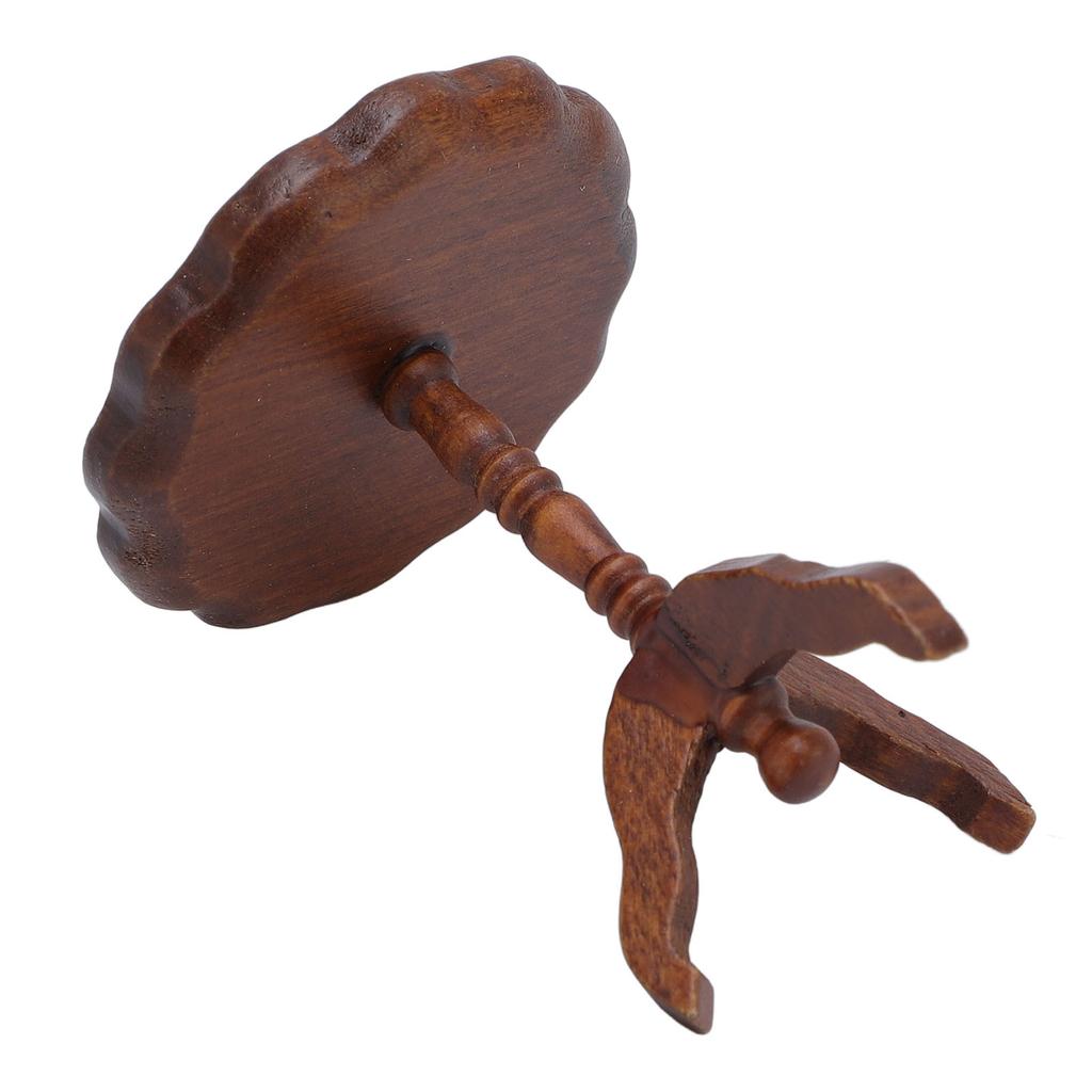 1/12 Scale Mini House Miniature Round Wooden Coffee Table Miniature Dollhouse Furniture Dining