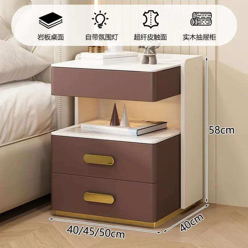 W2557 Side Table Headboard Bedside Bedroom Storage Cabinet White Dresser Coffee Tables Living Mesas Desk Muebles Drawer Book